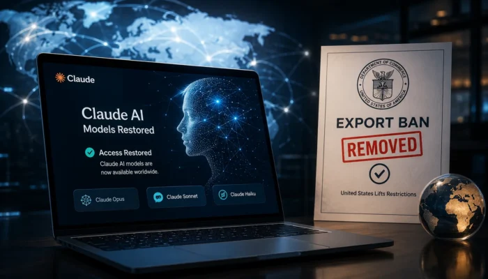 Anthropic Brings Back Claude AI Models as US Removes Export Bans