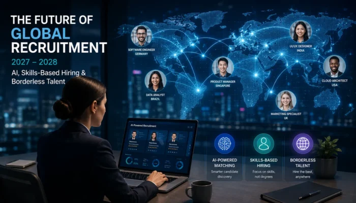The Future of Global Recruitment in 2027–2028: AI, Skills-Based Hiring & Borderless Talent